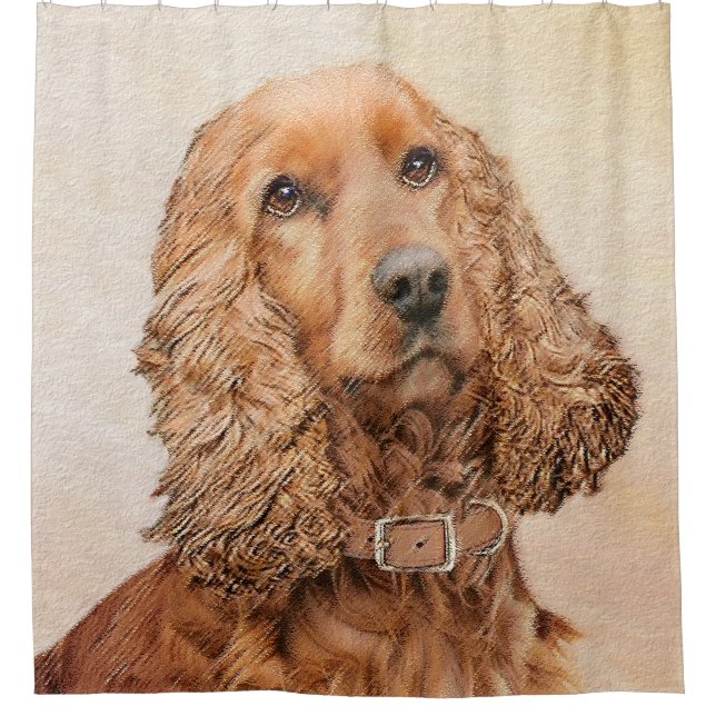English Cocker Spaniel Painting - Original Dog Art (Front)