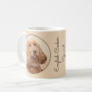 English Cocker Spaniel Painting - Original Dog Art Coffee Mug