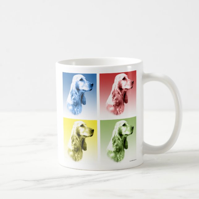 English Cocker Spaniel Pop Coffee Mug (Right)