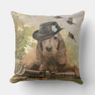 English Cocker Spaniel Throw Pillow