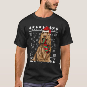 English Cocker Spaniel Ugly Christmas T-Shirt