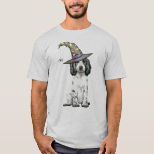 English Cocker Spaniel Witch T-Shirt