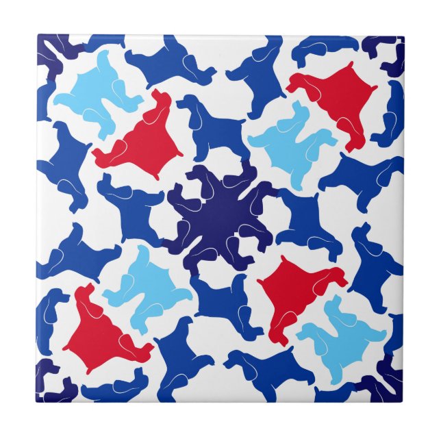 English Cocker Spaniels Tile (Front)