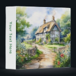 English Cottage Binder<br><div class="desc">A Watercolour English cottage with garden</div>