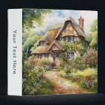 English Cottage Binder<br><div class="desc">A Watercolour English cottage with garden</div>