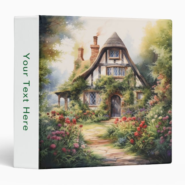 English Cottage Binder (Front/Spine)