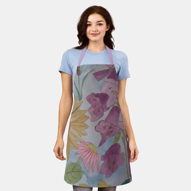 English Cottage Garden Apron (Worn)
