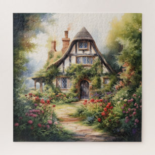 English Cottage Jigsaw Puzzle