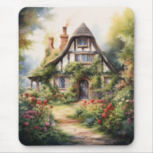 English Cottage Mouse Pad