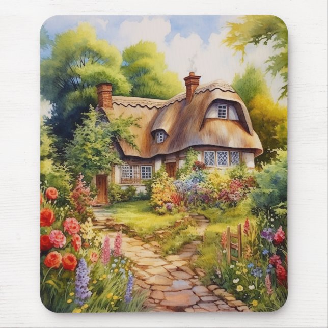 English Cottage Mouse Pad (Front)