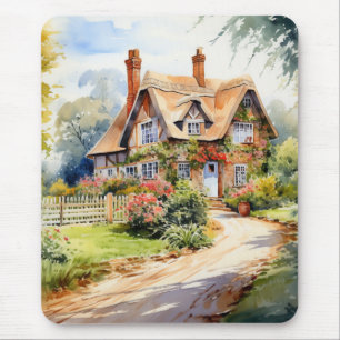 English Cottage Mouse Pad