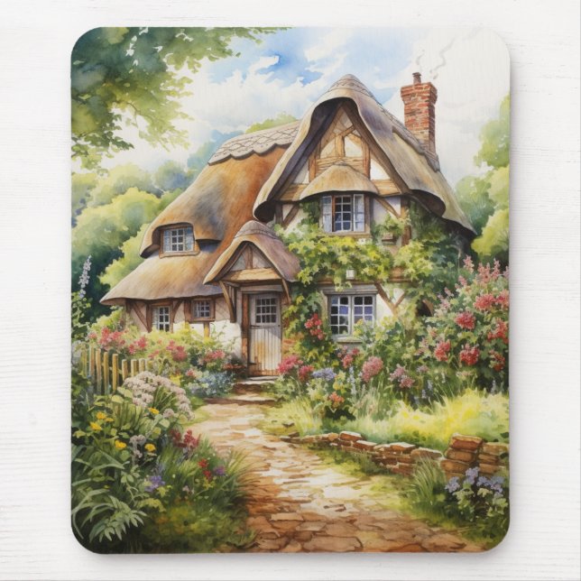 English Cottage Mouse Pad (Front)