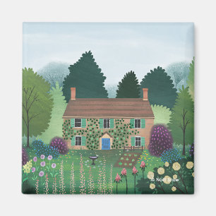 English Country Cottage House Magnet