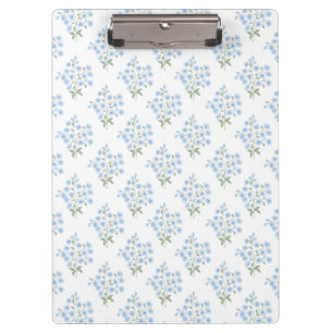 English Country Muster mit Vergissmeinnichtblumen Clipboard