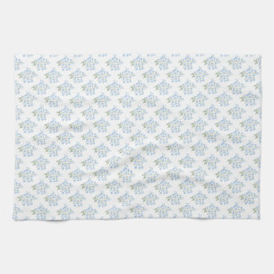 English Country Muster mit Vergissmeinnichtblumen Kitchen Towel