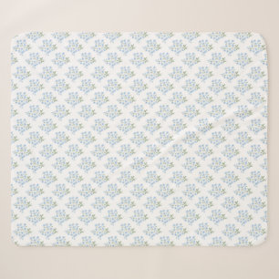English Country Muster mit Vergissmeinnichtblumen Sherpa Blanket
