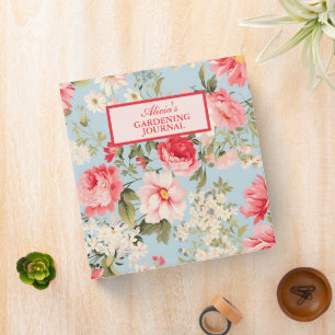 English Countryside Flower Garden Binder