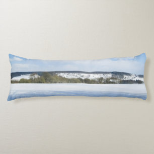 English Countryside in Winter - Personalised Body Pillow