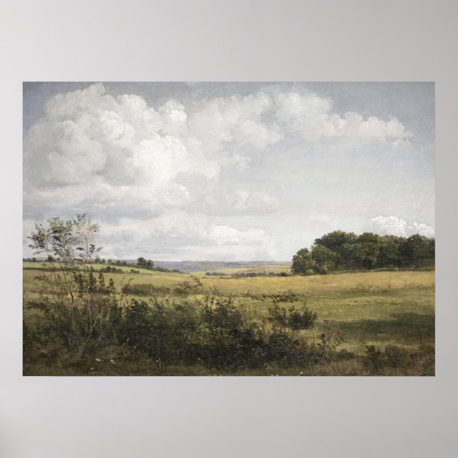 English Countryside Vintage Landscape Print (Front)