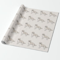 English Cream Golden Retriever Cute Dog Pattern