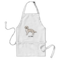 English Cream Golden Retriever Dog And Custom Name