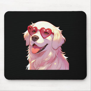 English Cream Golden Retriever Mom Gifts Heart Gle Mouse Pad