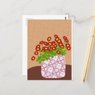 English Daisy Postcard