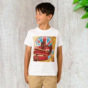 English Double Decker Bus T-Shirt