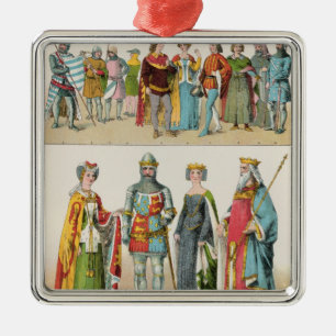 English Dress Metal Ornament
