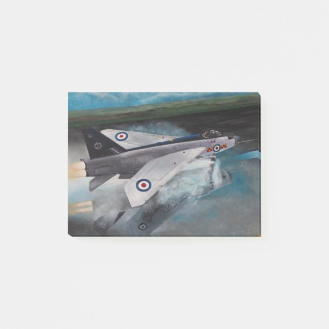 English Electric Lightning Post-it Notes (Front)