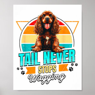 English Er Spaniel Lover Funny Er Spaniel Retro  Poster