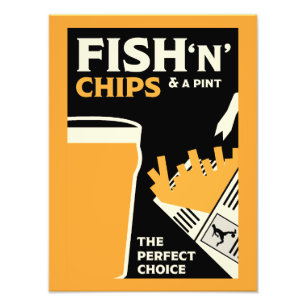 English Fish And Chips       Photo Print