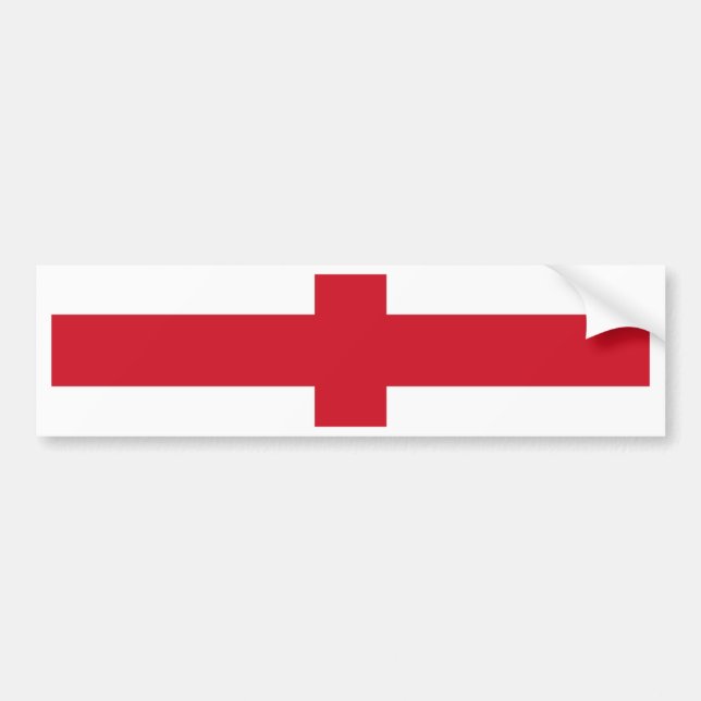 English flag bumper sticker (Front)