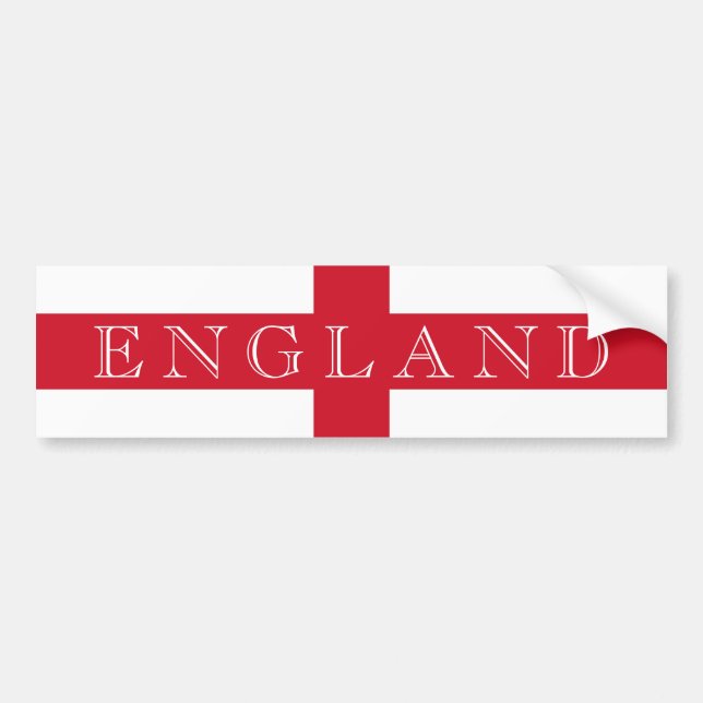 English Flag England bscnt Bumper Sticker (Front)