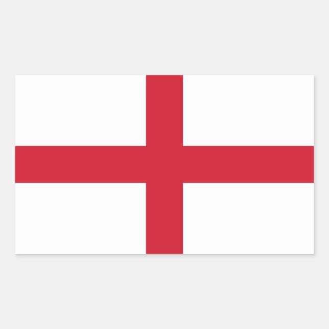 English Flag, Flag of England Sticker (Front)