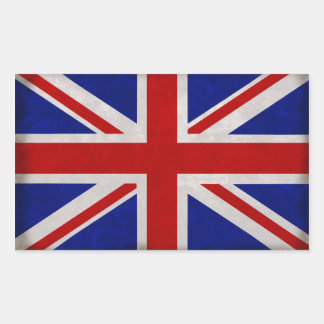 English Flag of Textured England Sticker