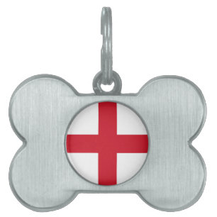 English flag pet tag