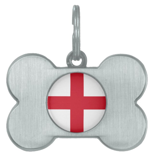 English flag pet tag (Front)