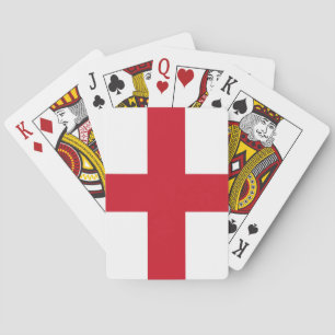 English flag playing cards