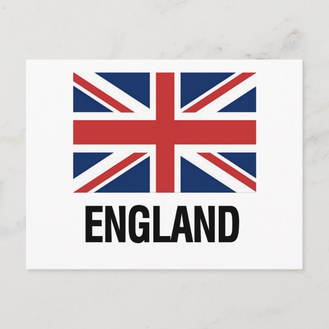 English Flag Postcard (Front)