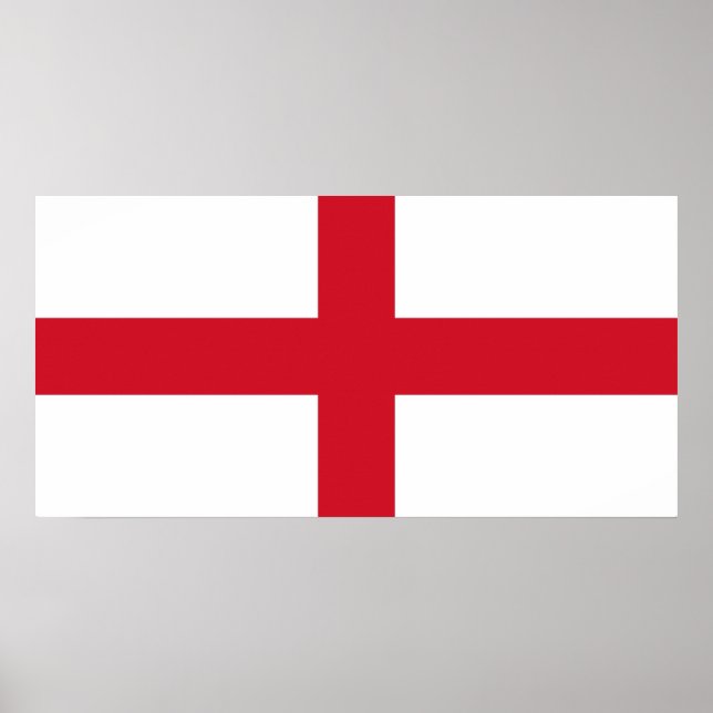 English Flag Poster (Front)
