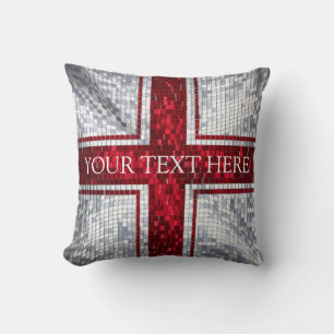 ENGLISH FLAG THROW PILLOW