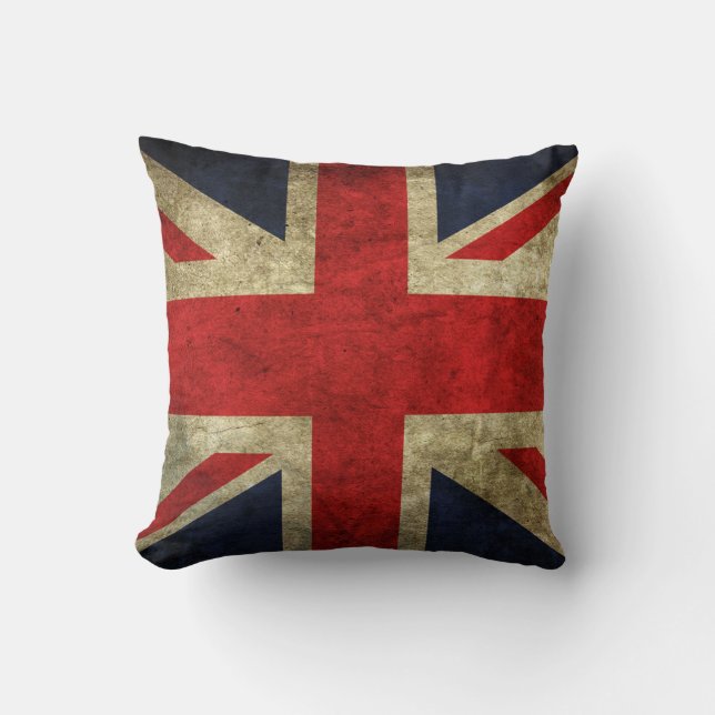 English flag throw pillow (Front)