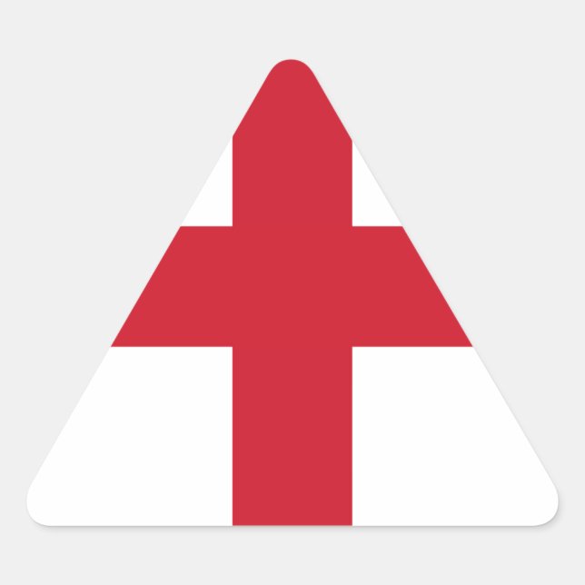 English flag triangle sticker (Front)