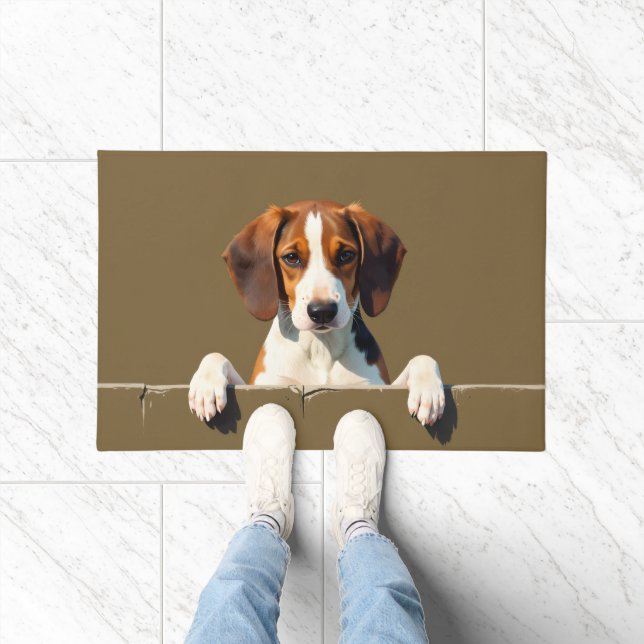 English Foxhound Doormat Art (Indoor)