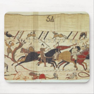 English & French soldiers fall side by side Mouse Pad