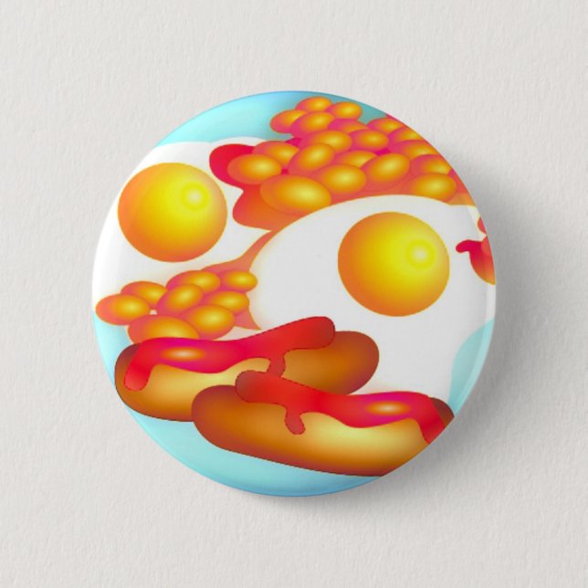 English Fry-up 2 Inch Round Button (Front)