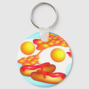 English Fry-up Keychain