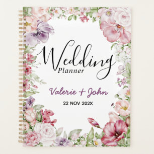 English Garden Floral Wedding Planner