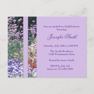 English Garden Florals Bridal Shower Invitation